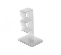 Delock portacables con 2 pasacables autoadhesivos, color natural, 10 p