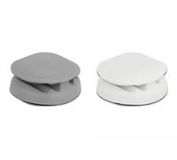 Delock portacables con 4 pasamuros autoadhesivo juego de 2 piezas