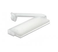 Delock portacables con clip de bloqueo autoadhesivo en color natural 1