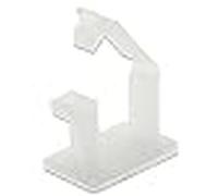 Delock portacables con clip de bloqueo autoadhesivo en color natural 1