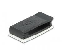 Delock portacables con clip de bloqueo autoadhesivo en color negro 10