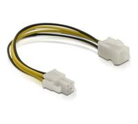 Delock power cable p4 male/female 0,15 m - cables de alimentación int