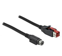 DELOCK Powered USB CABLE MACHO 24 V A MINI-DIN 3 PIN MACHO 1 M