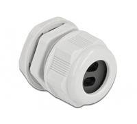 Delock prensaestopas pg21 para cable plano con dos entradas de cable g