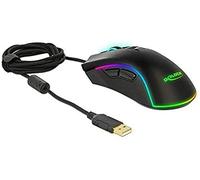 DeLock - Ratón óptico (7 Teclas, USB, para diestros)