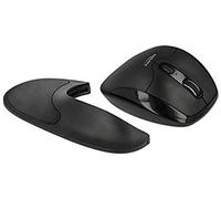 Delock Ratón óptico ergonómico inalámbrico de 5 Botones con reposamuñecas