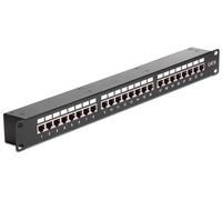DeLOCK Panel de acoplamiento 19" 24 puertos C Rojo - 43295