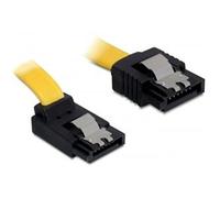 DeLOCK SATA 0.2m cable SATA 0,2 m Amarillo - Cables SATA (0,2 m, SATA III, Male Connector/Male Connector, Amarillo, Superior, Derecho)