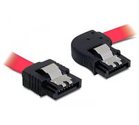 Delock sata 30cm cable de sata 0,3 m rojo