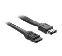 DELOCK - SATA auf eSATA-Kabel - Serial ATA 150/300/600 - SATA (R) Gerade SATA (R) - 1,0m - Schwarz (85810) Marca