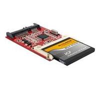 DeLOCK SATA Card Reader - Lector interno de tarjetas de memoria, rojo