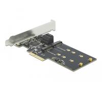 Delock sata de 3 puertos y 2 ranura m.2 para llave de tarjeta b pci ex