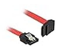 Delock sata iii/sata iii, 0.2 m cable de sata 0,2 m sata 7-pin negro,