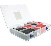 DeLOCK Schrumpfschlauch Sortimentsbox | 20673 Rot/Schwarz 520-teilig