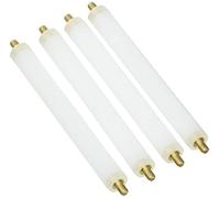 DeLock - Separadores (4 Unidades, M4 x M4, hexagonales, para Exteriores/Exteriores, 90 mm), Color Natural