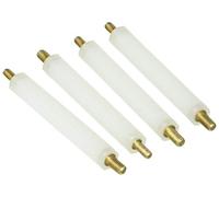 DeLOCK - Separadores (hexagonales, M2.5 x M3, Exterior y Exterior, 42 mm, 4 Unidades), Color Natural