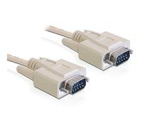 DELOCK 82981 - Cable serie, SUB-D 9, conector macho/conector macho, 2 m