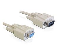 DeLOCK SERIELL-VERL D-SUB9 -> D-SUB9 ST/BU 3.00M Grau