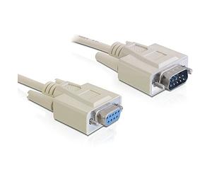 DeLOCK SERIELL-VERL D-SUB9 -> D-SUB9 ST/BU 3.00M Grau