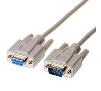 DELOCK 84016 - Cable serie, SUB-D 9, conector macho/conector hembra, 5 m