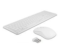DeLOCK - Set de Tastatur-und-Maus-Set - QWERTZ - Deutsch - Weiß
