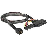 DeLock SFF-8643 Cable Male to U.2 SFF-8639 Male + SATA Power Socket 50 cm
