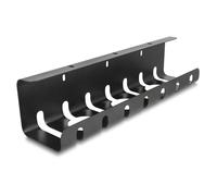 Delock soporte de cables para montaje debajo de la mesa negro juego de