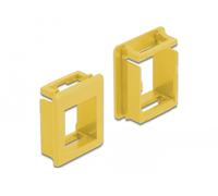 Delock soporte keystone para carcasas (4 unidades) amarillo