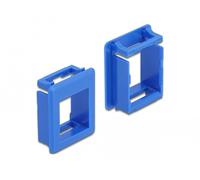 Delock soporte keystone para carcasas (4 unidades) azul
