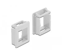 Delock soporte keystone para carcasas (4 unidades) blanco