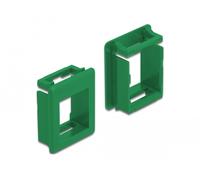 Delock soporte keystone para carcasas (4 unidades) verde