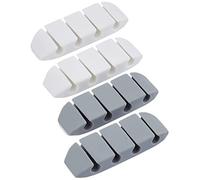 DeLock - Soporte para Cables con 4 pasadores (Forma Trapezoidal, 4 Unidades)