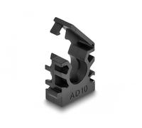 Delock soporte para funda de cable con clip de bloqueo 10 mm 8 piezas