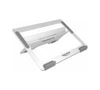 DeLOCK Soporte Plegable Ajustable para Portátil y Tableta Hasta 15.6 Pulgadas, Aluminio, Ideal para Viajes, 290 x 210 mm