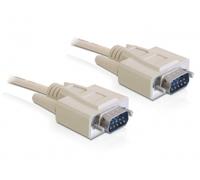 Delock sub-d 9 3m cable de serie beige sub-d9