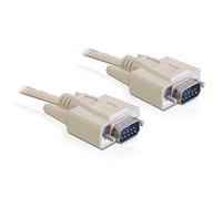 DeLOCK Sub-D 9 3m - Cable Puerto Serie, Beige