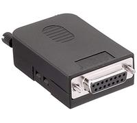 Delock Sub-D15 - Adaptador de Bloque de Terminal con Carcasa