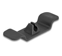 Delock sujeta cables clip autoadhesivo set 3 piezas negro