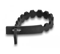 Delock sujetacables flexibles reutilizables 20 piezas negro/blanco