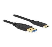 DeLOCK SuperSpeed USB (USB 3.2 Gen 1) Cable Type-A to USB Type-C 3 m, Black