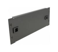DeLOCK Tapa Ciega sin Herramientas para Gabinete de Red, 2U, Negro, 10 Pulgadas, Cubierta Ciega de Metal - Compatible con Racks de 88.5 mm de Ancho y 25.4 cm de Profundidad