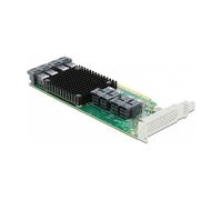 DeLOCK Tarjeta de expansión PCIe 3.0 x16 a 8 x interna NVMe SFF-8643 (Mini-SAS), perfil bajo, pasiva, 32 Gbit/s