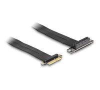 Delock tarjeta elevadora pci express x4 macho a ranura x4 con ángulo