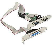 DeLock - Tarjeta PCI Express (2 x Serie RS-232, 1 x Paralelo)
