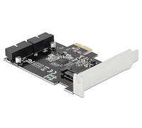 DELOCK 90387 - Tarjeta PCIe para 2 conectores macho de poste USB 3.0