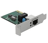 DELOCK 90381 - Tarjeta de red, PCIe, Gigabit Ethernet, 1 RJ45