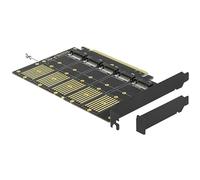 DeLock - Tarjeta PCI Express x16 (5 Puertos internos M.2 Key B/SATA)