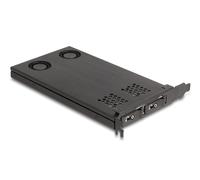 Delock tarjeta pci express x16 de rack móvil para 2 x m.2 nvme ssd -