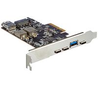Delock Tarjeta PCI Express x4 a 3 x USB Type-C™ + 2 x USB Tipo A - SS USB 10 Gbps