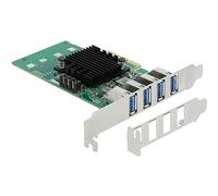 DeLOCK Tarjeta PCI Express x4 a 4 Puertos USB 3.0 Quad Channel